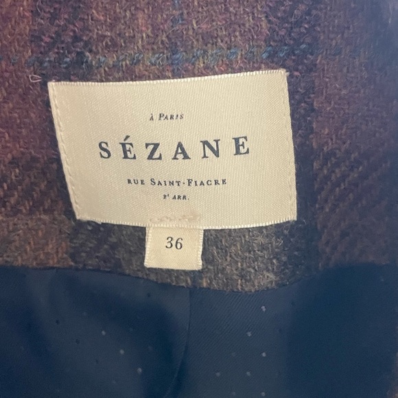 Sezane Wool Blazer NWOT Size 36 - Picture 2 of 4